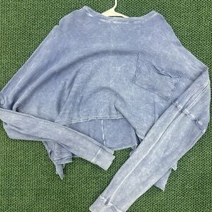 Altar'd State Lavender Ribbed Top